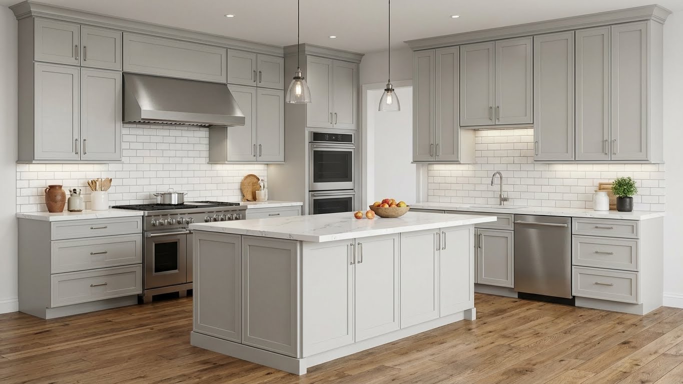 Кухня с фасадом Виола