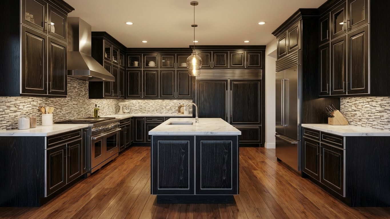 Кухня с фасадом Вито