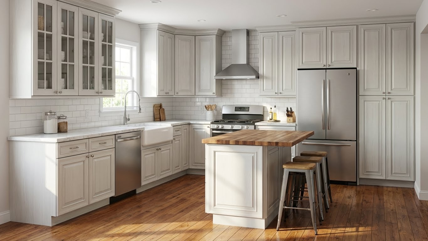 Кухня с фасадом Кома