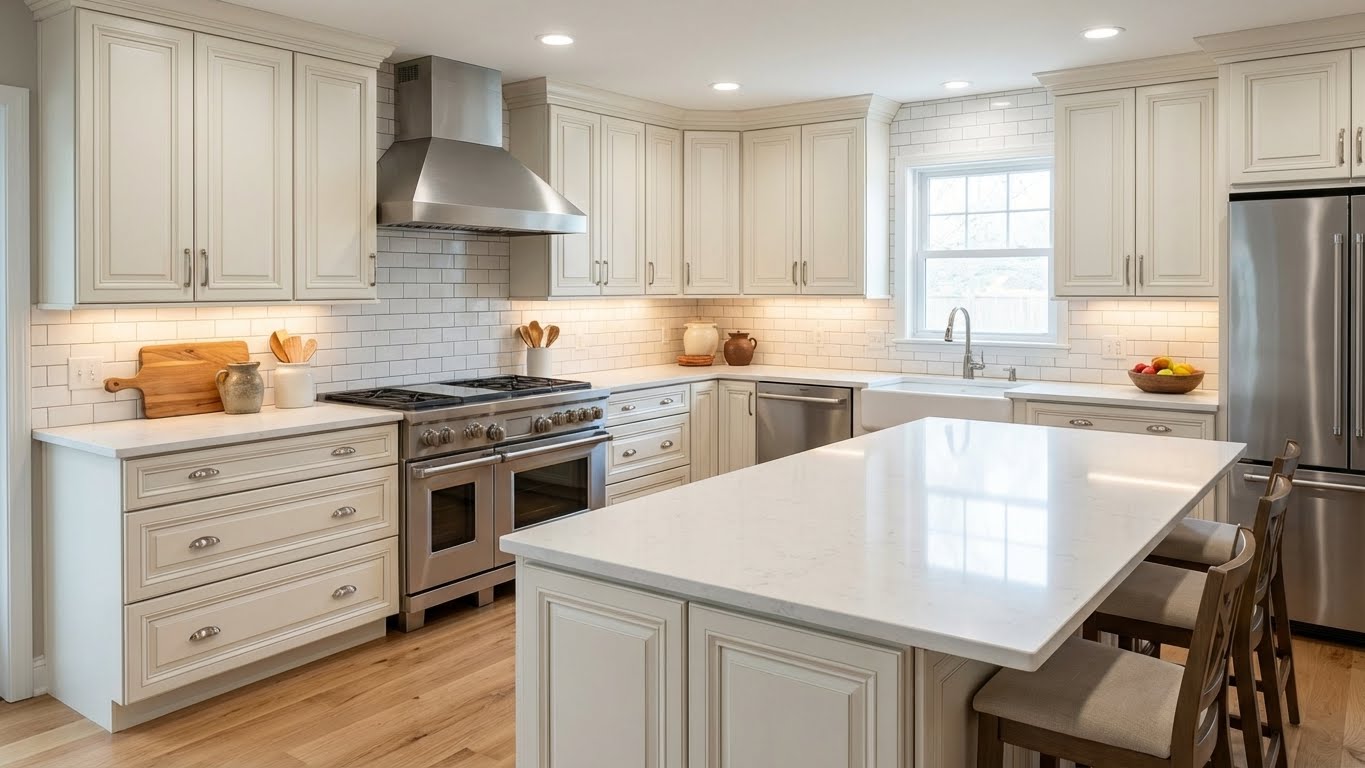 Кухня с фасадом Лондон