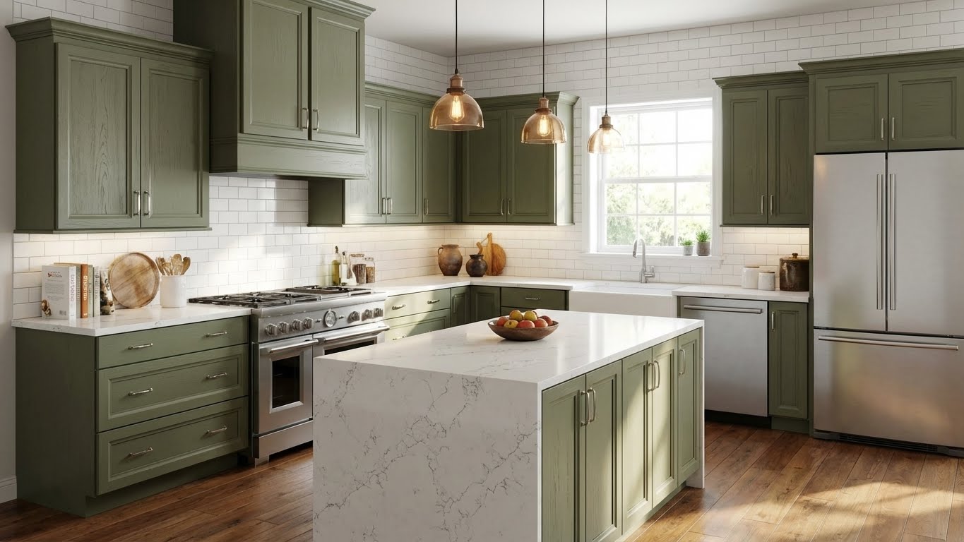 Кухня с фасадом Мадрид