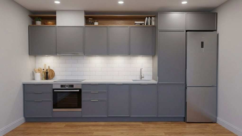 Кухня с фасадом Паспарту